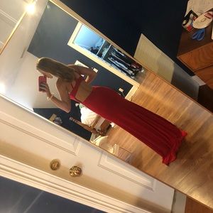 Red prom dress
